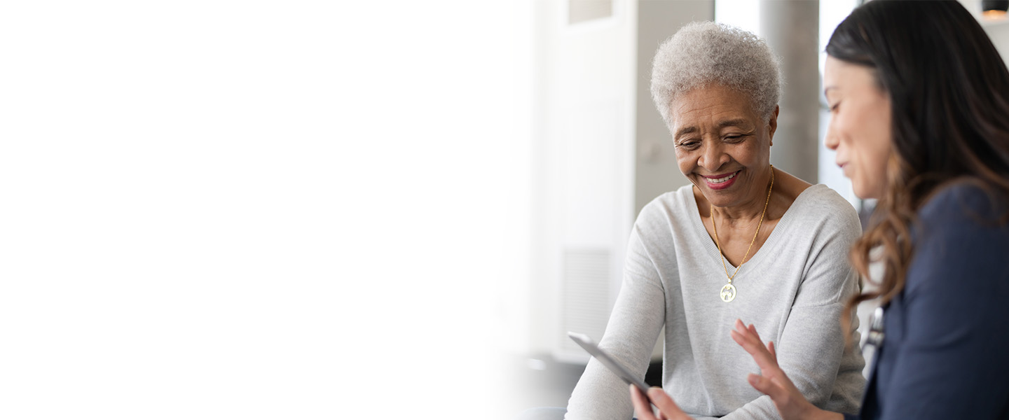 Allsup's Disability Financial Solutions® helping a lady save money while she waits for her SSDI check.