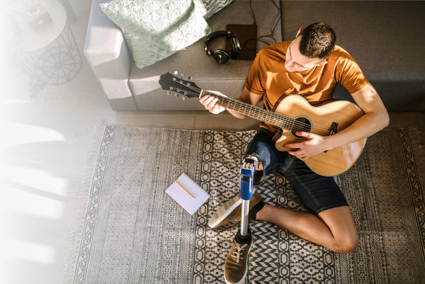 man with guitar